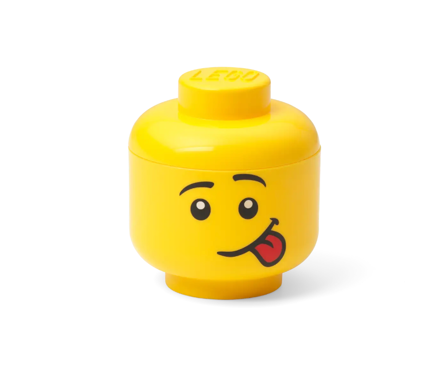LEGO Storage Head – Mini (Silly) – Fun Storage Solution for LEGO Lovers